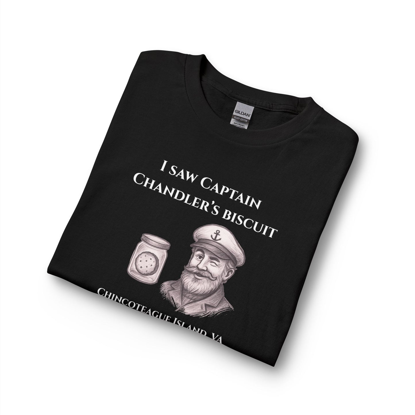 I Saw Captain Chandler’s Biscuit Long Sleeve Tee – Chincoteague