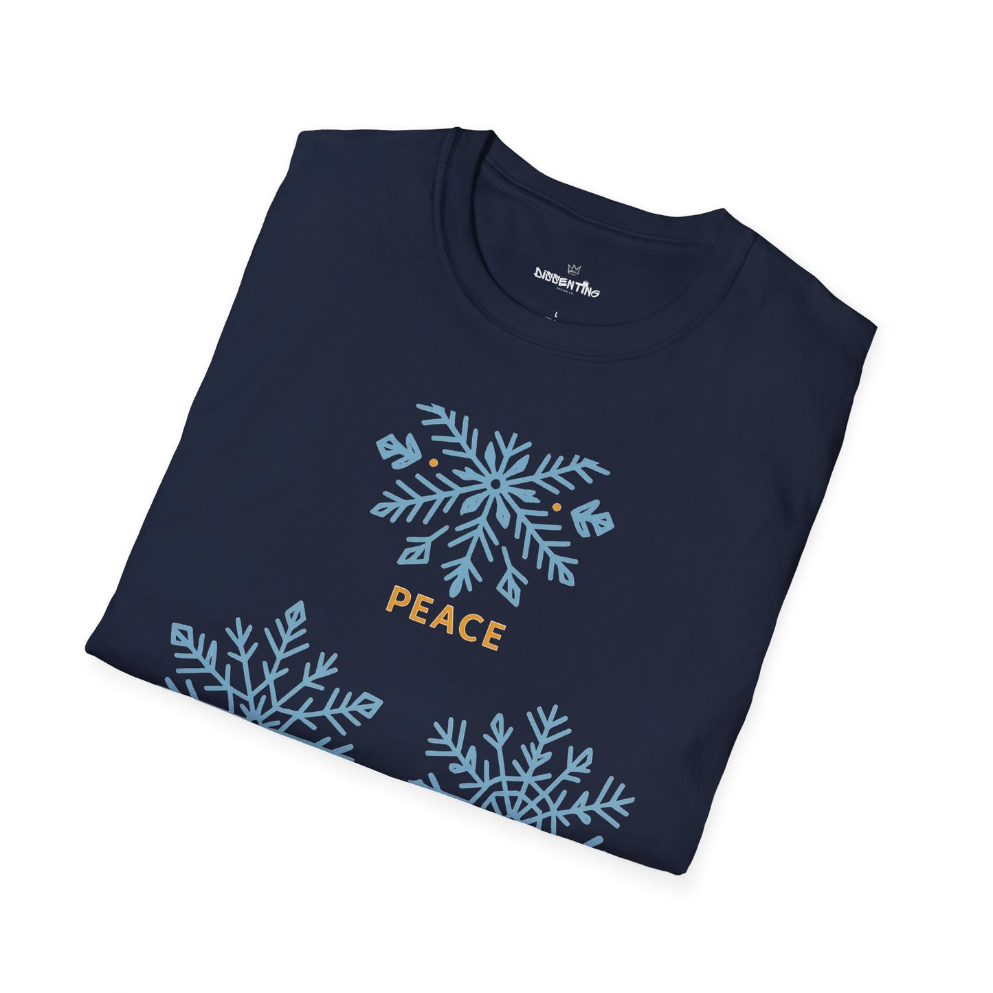 Peace Equity Solidarity – Winter Values Glow Tee