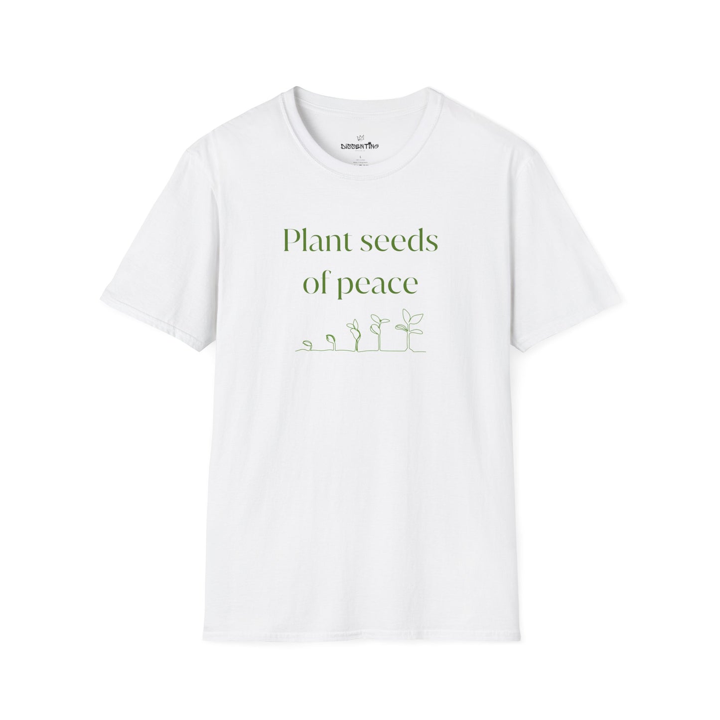 Plant Seeds of Peace – Gildan Unisex Softstyle T-Shirt