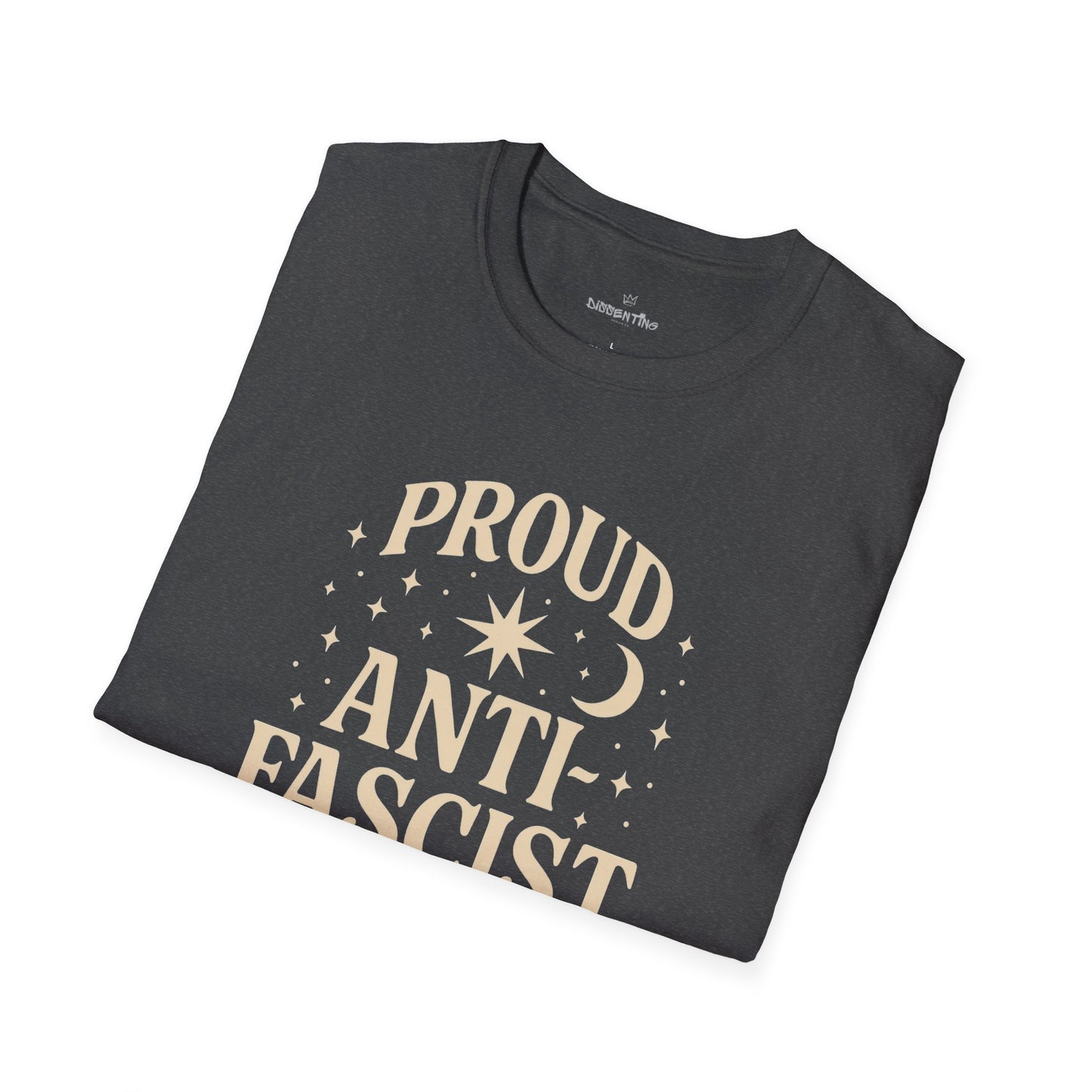 Proud Anti-Fascist – Celestial Design Unisex Tee