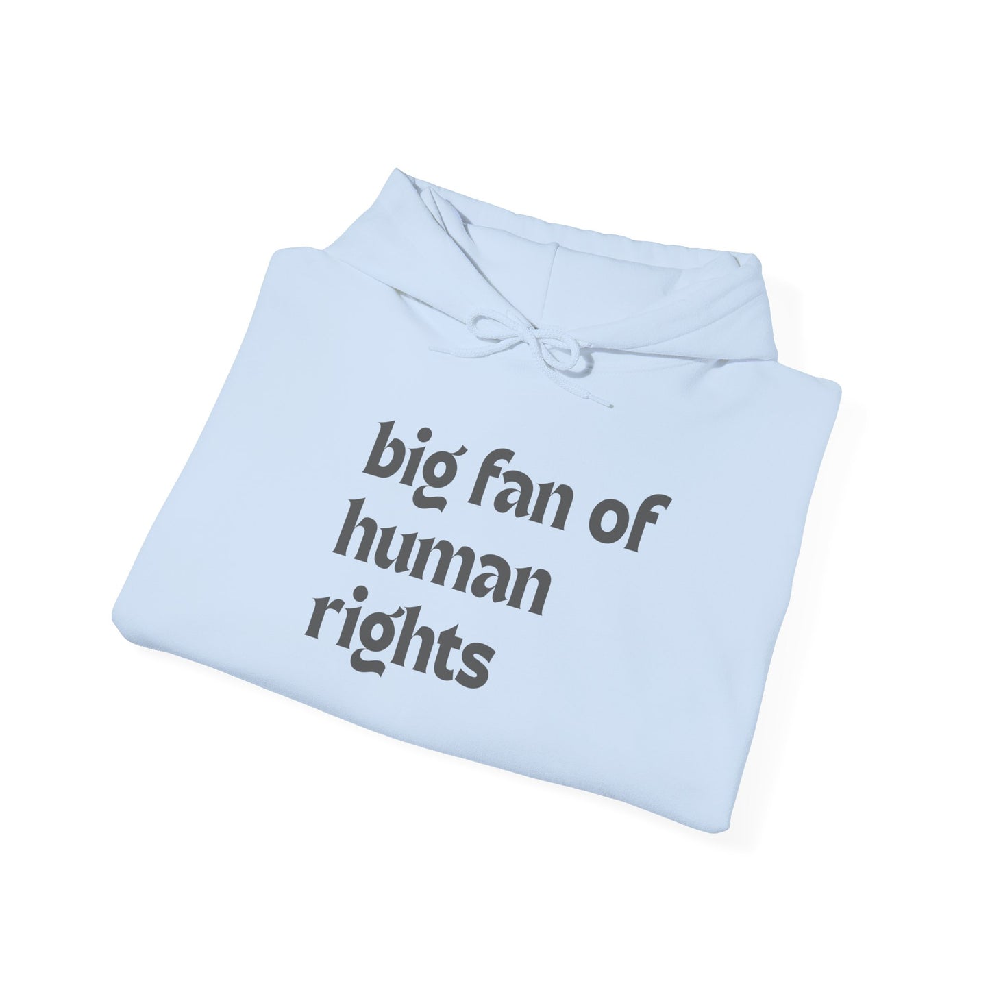 Unisex "Big Fan of Human Rights" Hoodie