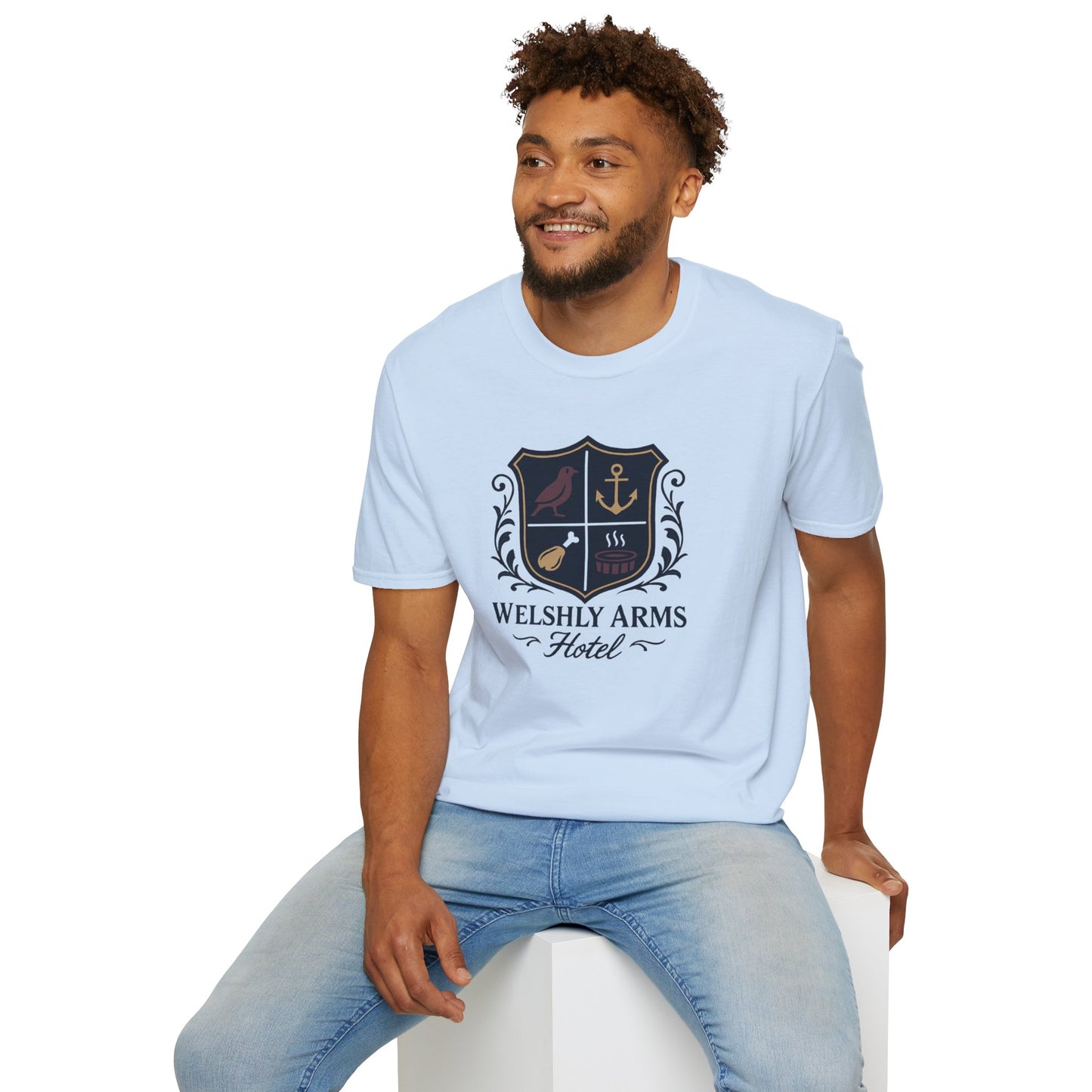 Welshly Arms Hotel Coat of Arms Tee