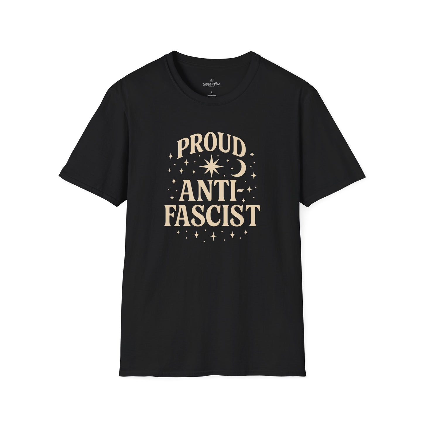 Proud Anti-Fascist – Celestial Design Unisex Tee