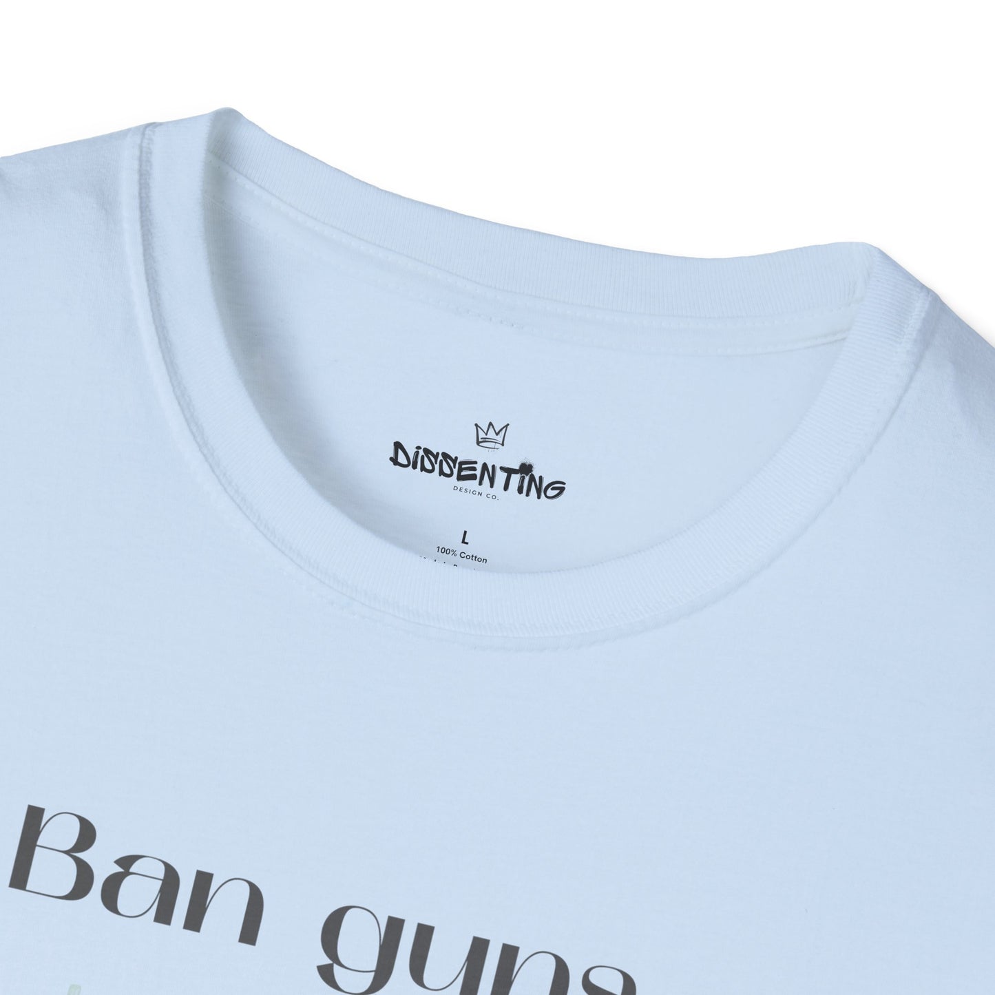 Ban Guns, Not Books – Unisex T-Shirt (Rainbow Book & Butterflies)