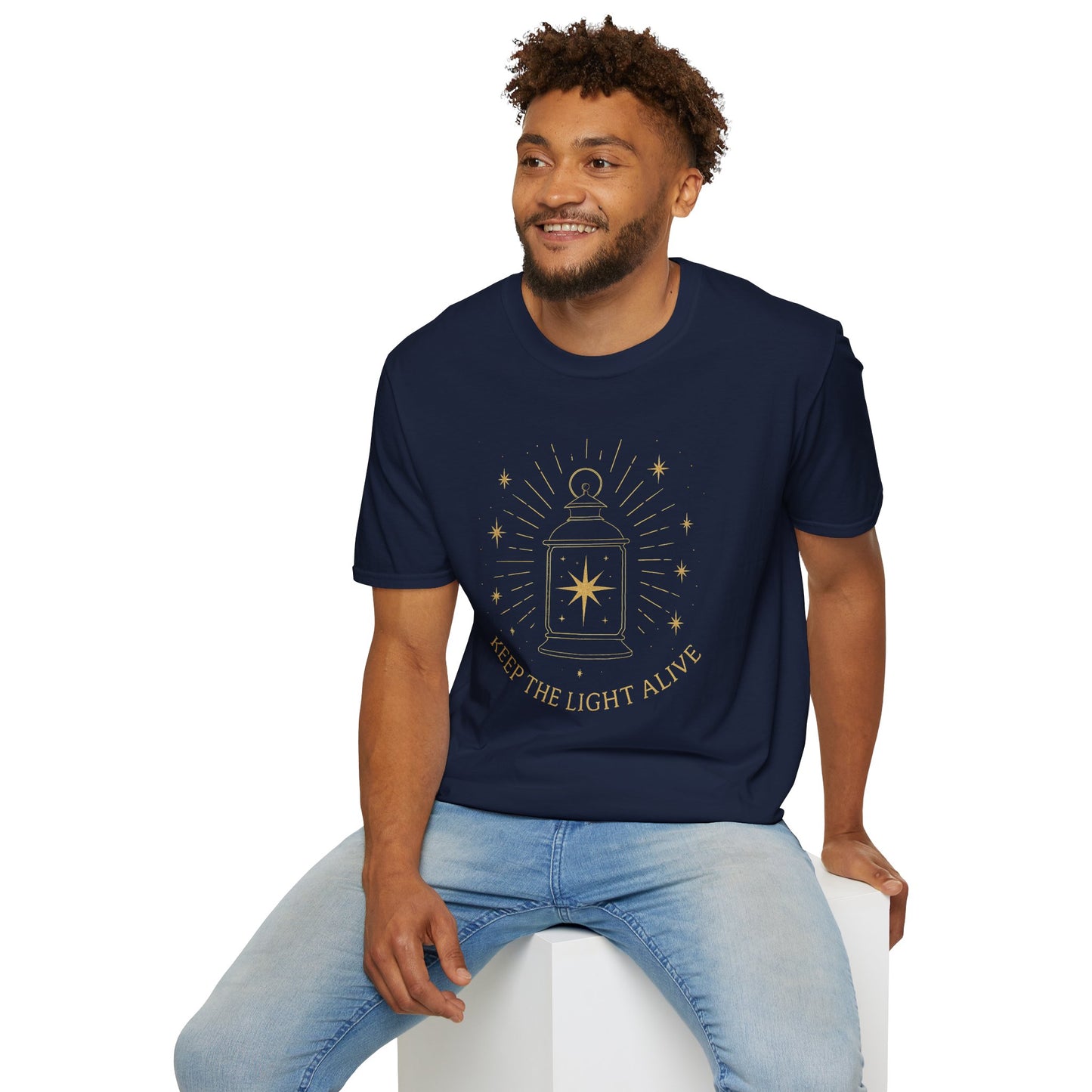 Keep the Light Alive – Celestial Lantern Tee
