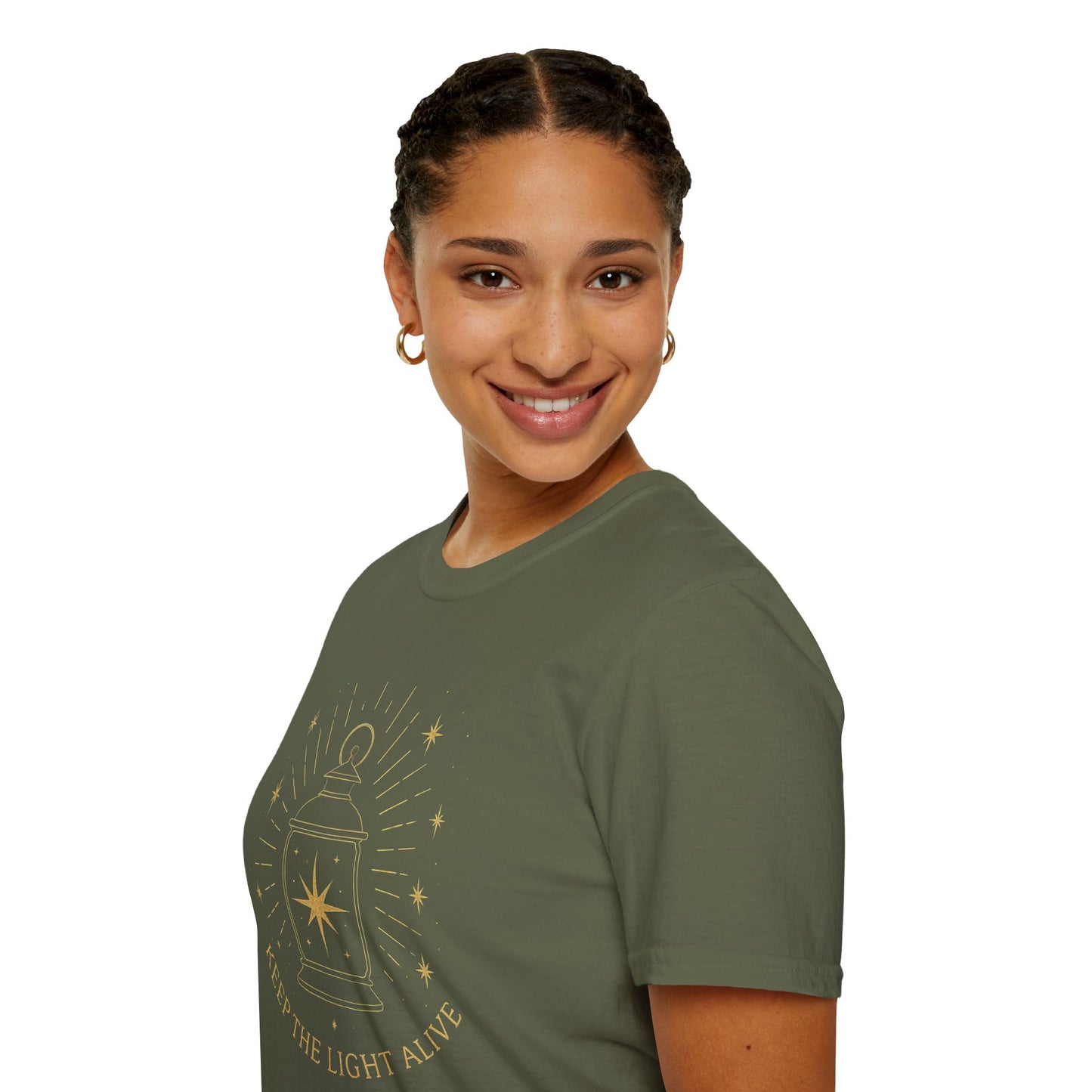 Keep the Light Alive – Celestial Lantern Tee