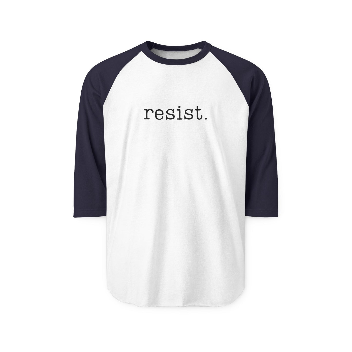 Resist - Unisex 3/4 Sleeve Raglan Shirt