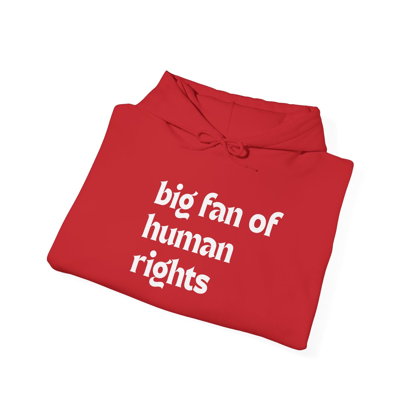 Unisex "Big Fan of Human Rights" Hoodie