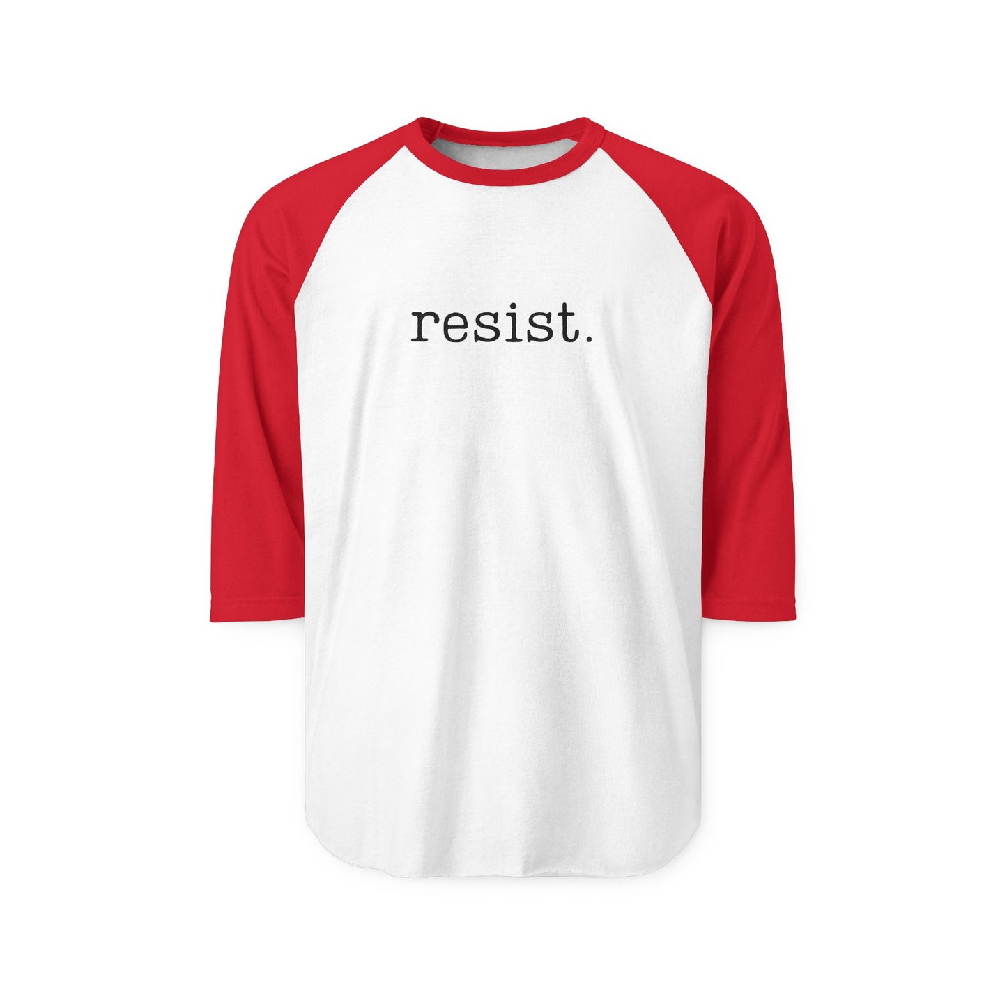 Resist - Unisex 3/4 Sleeve Raglan Shirt