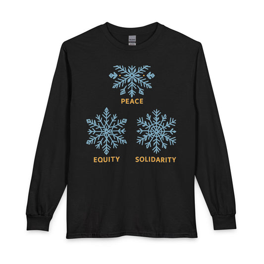 Peace Equity Solidarity – Winter Values Long Sleeve