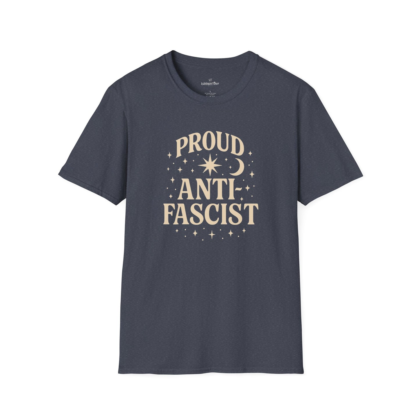 Proud Anti-Fascist – Celestial Design Unisex Tee