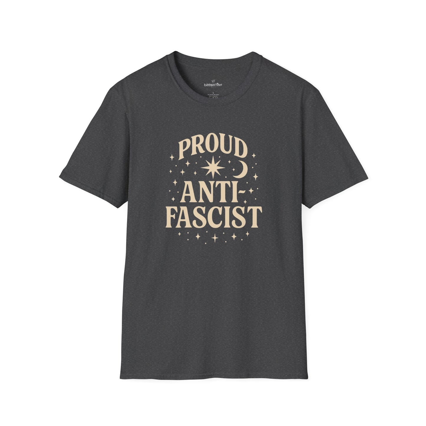 Proud Anti-Fascist – Celestial Design Unisex Tee