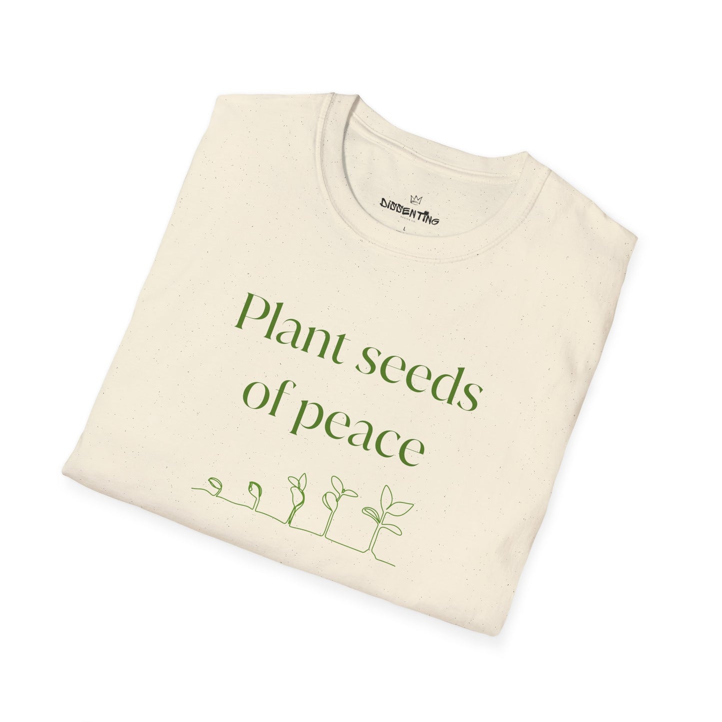 Plant Seeds of Peace – Gildan Unisex Softstyle T-Shirt