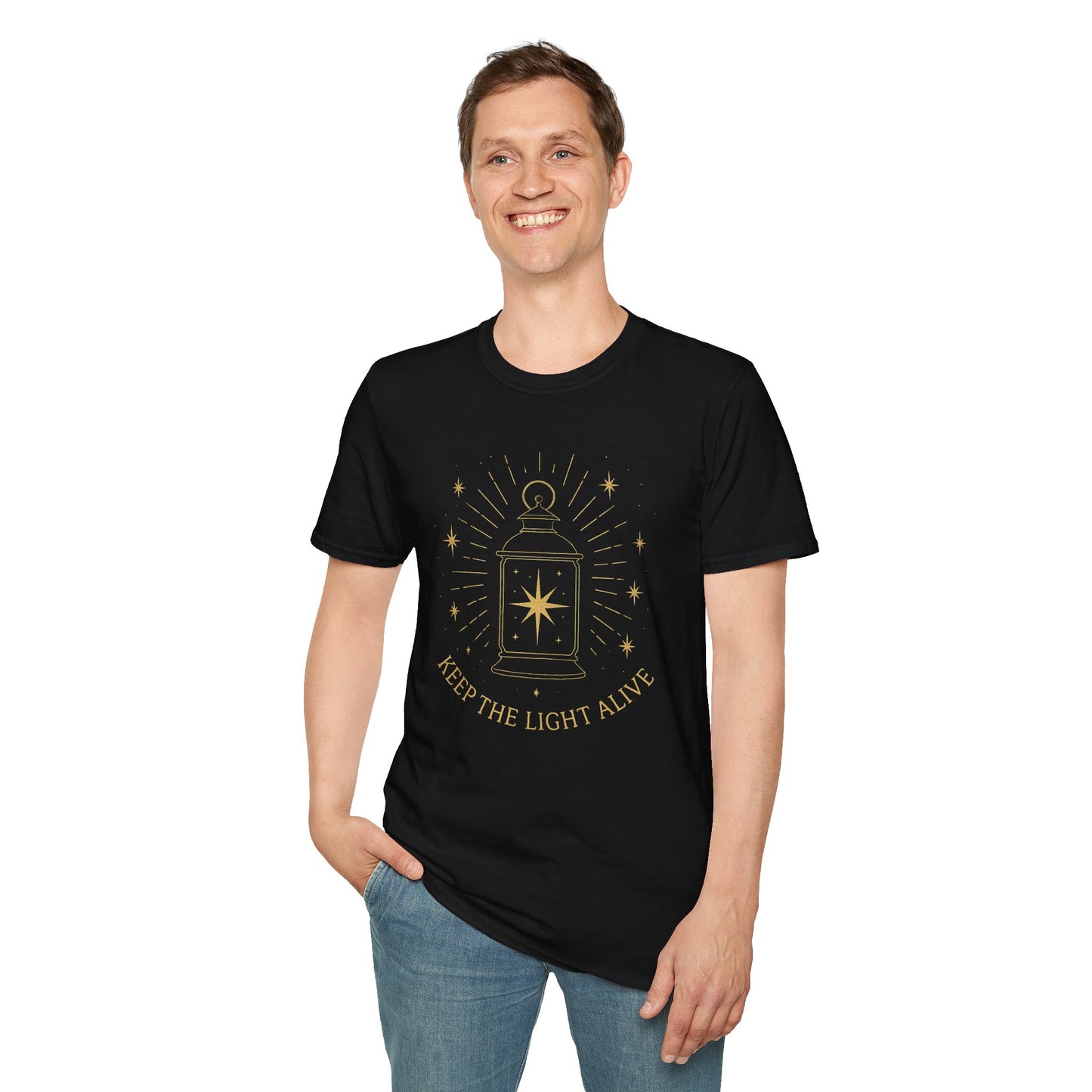 Keep the Light Alive – Celestial Lantern Tee