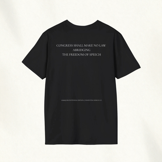 THE FIRST AMENDMENT TEE (SEMIQUINCENTENNIAL ED.) — Amendment Series Tee